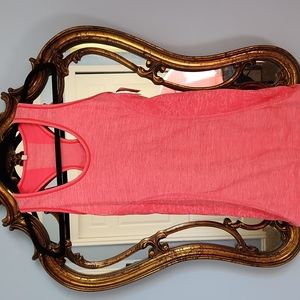 Pink workout tank top